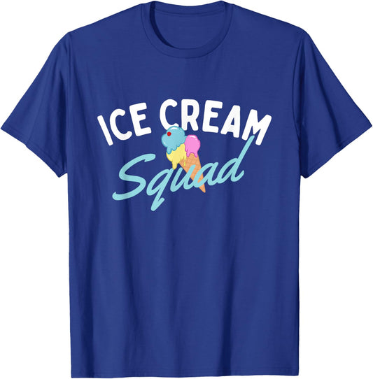 Ice Cream Squad - Ice Cream Lover Gelato Sweet Tooth Men Women Kids T-Shirt - T-Shirt | Royal