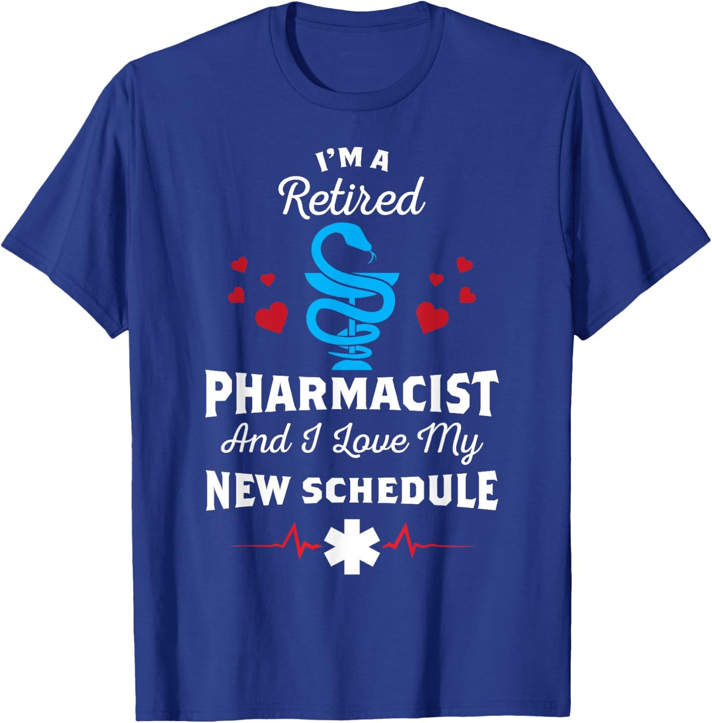 Retirement Pharmacy Party - Funny Retired Pharmacist T-Shirt - T-Shirt | Royal