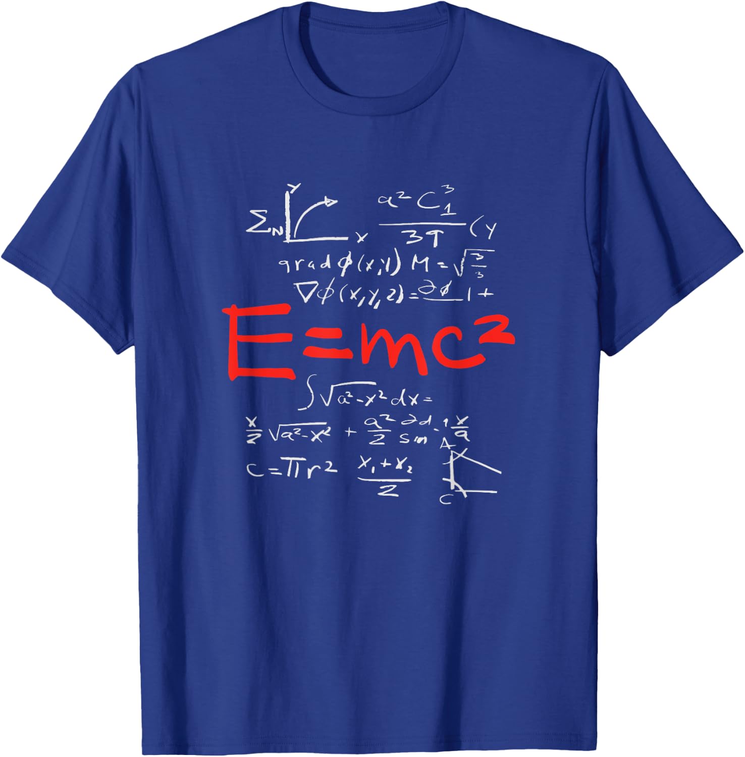 Relativity theory E = mc2 theory equation physics study T-Shirt - T-Shirt | Royal