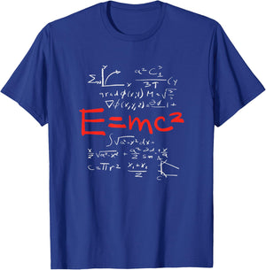 Relativity theory E = mc2 theory equation physics study T-Shirt - T-Shirt | Royal