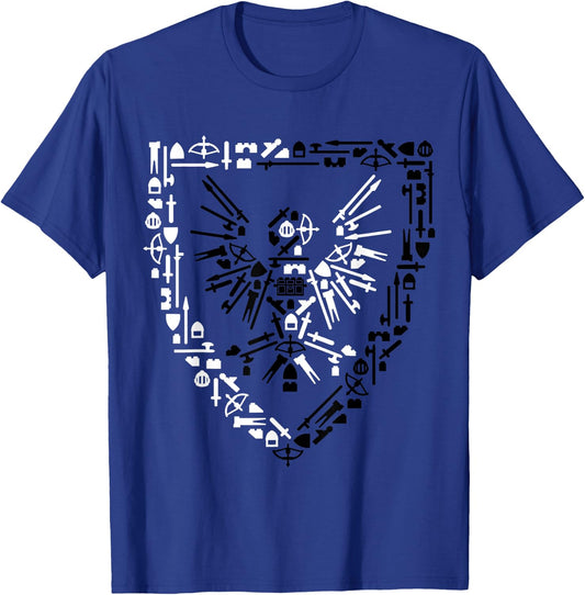 AFOL Black Falcons Castle shirt T-Shirt - T-Shirt | Royal