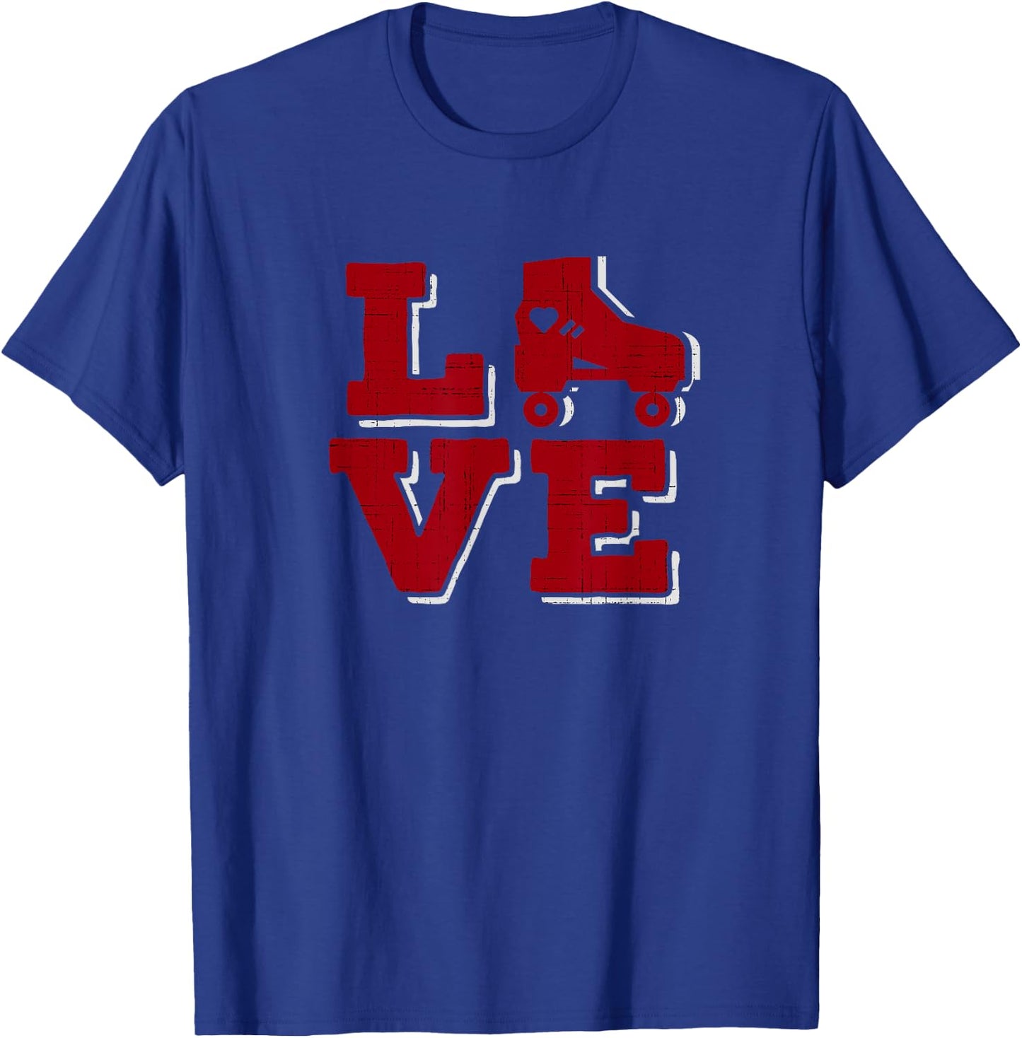Roller Skates Love Roller Skating Derby Skate Trainer T-Shirt - T-Shirt | Royal