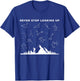 Space Nature Stars Observation - Telescope Physics T-Shirt - T-Shirt | Royal