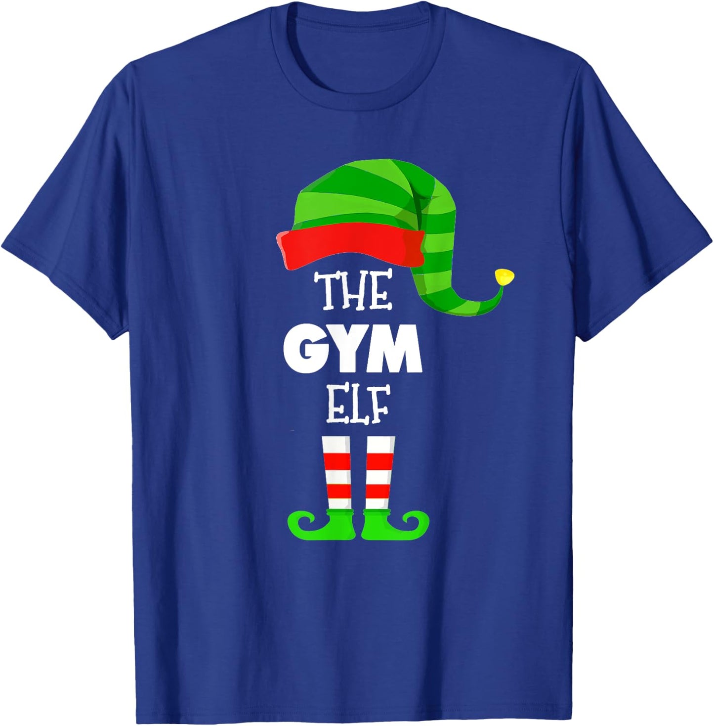 The GYM ELF Group Matching Family Christmas PJS T-Shirt - T-Shirt | Royal