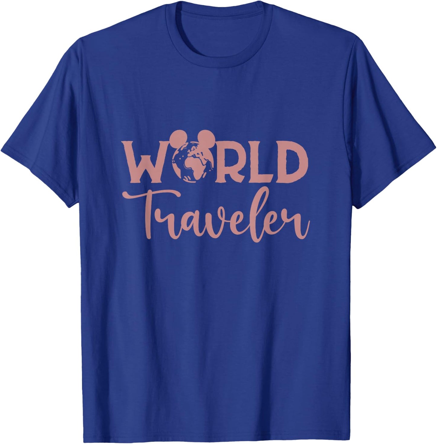 World Traveler, Vacation Trip, Travel T-Shirt - T-Shirt | Royal