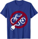 Anti-e-bike - Cyclist T-Shirt - T-Shirt | Royal