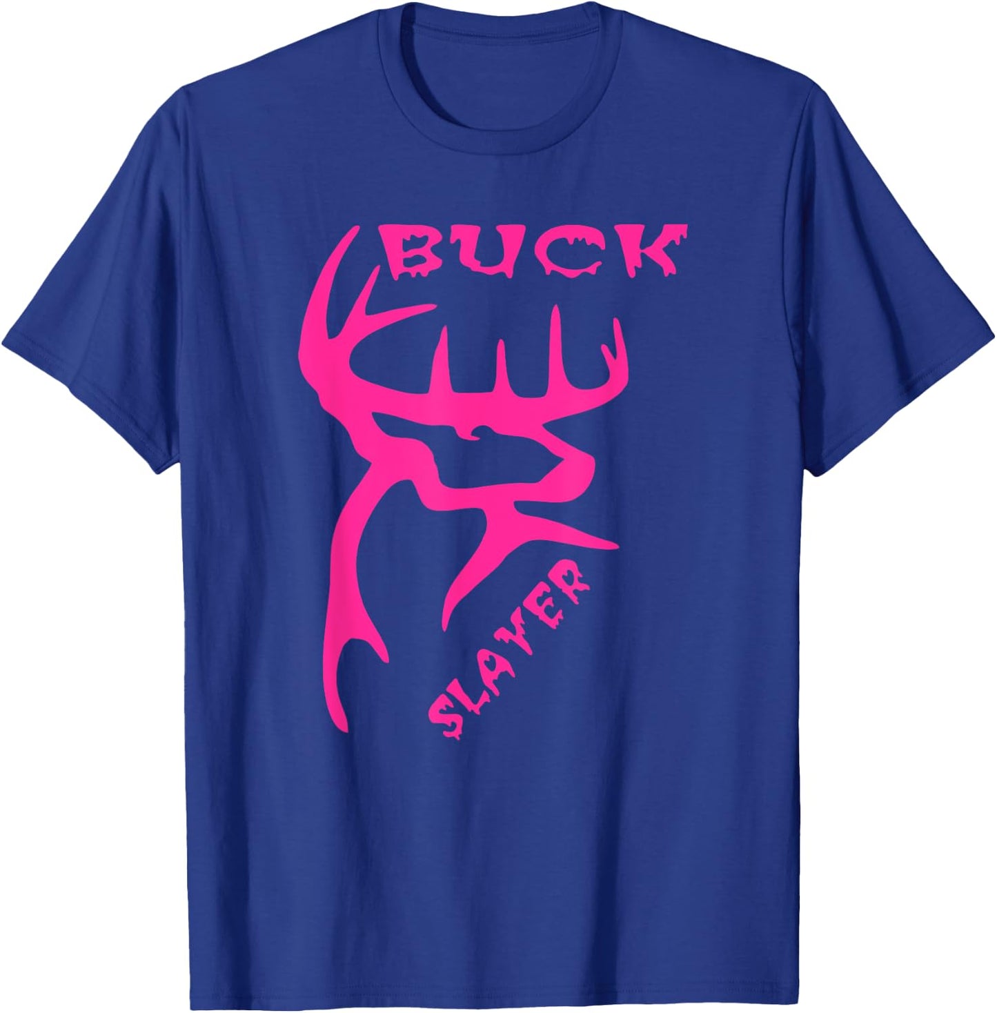 Buck Slayer Whitetail Deer T-Shirt - T-Shirt | Royal