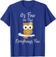 It's Fine I'm Fine Everything's Fine Owl Coffee Lovers T-Shirt - T-Shirt | Royal