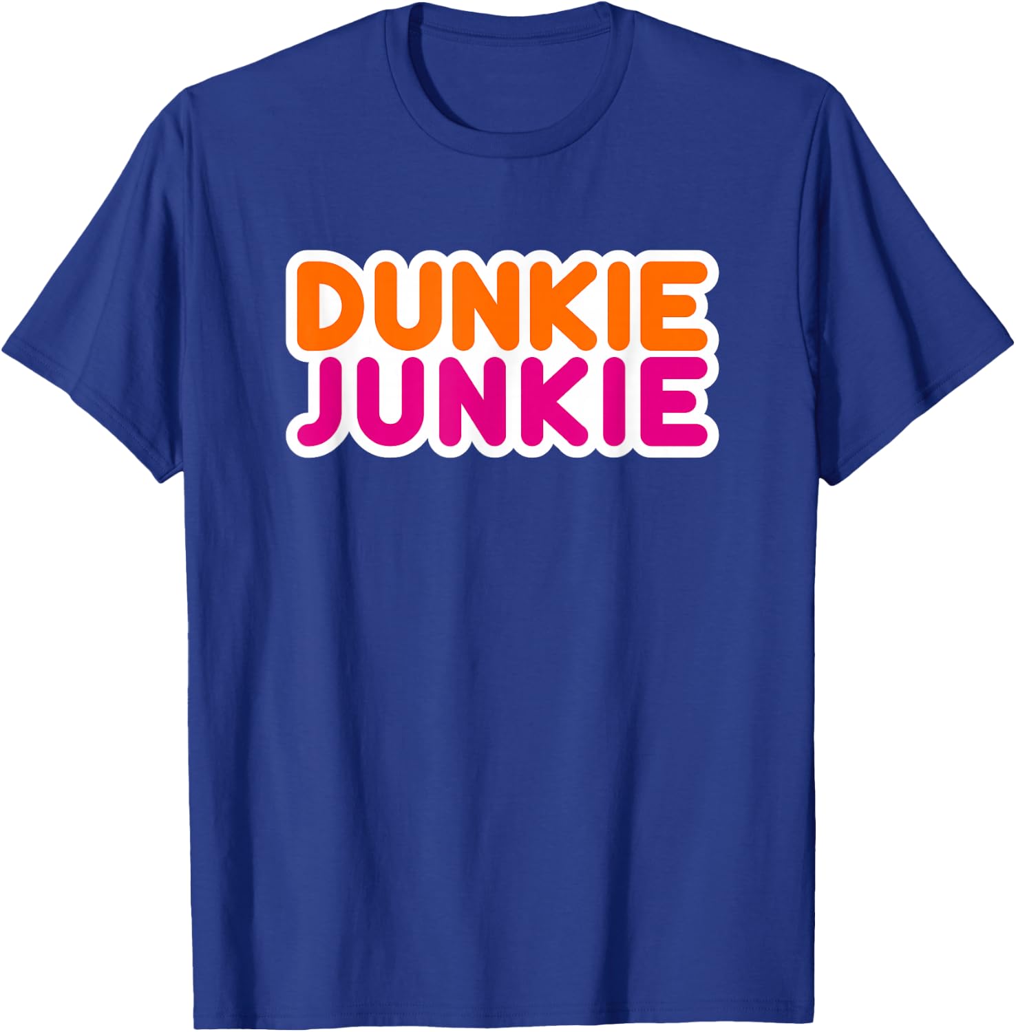 Dunkie Junkie - Funny Coffee Lover Gift T-Shirt - T-Shirt | Royal