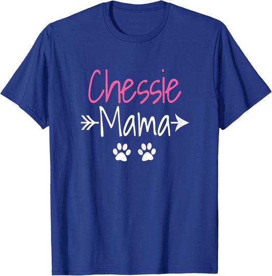 Chessie Mama Funny Chesapeake Bay Retriever Dog Mom T-Shirt - T-Shirt | Royal