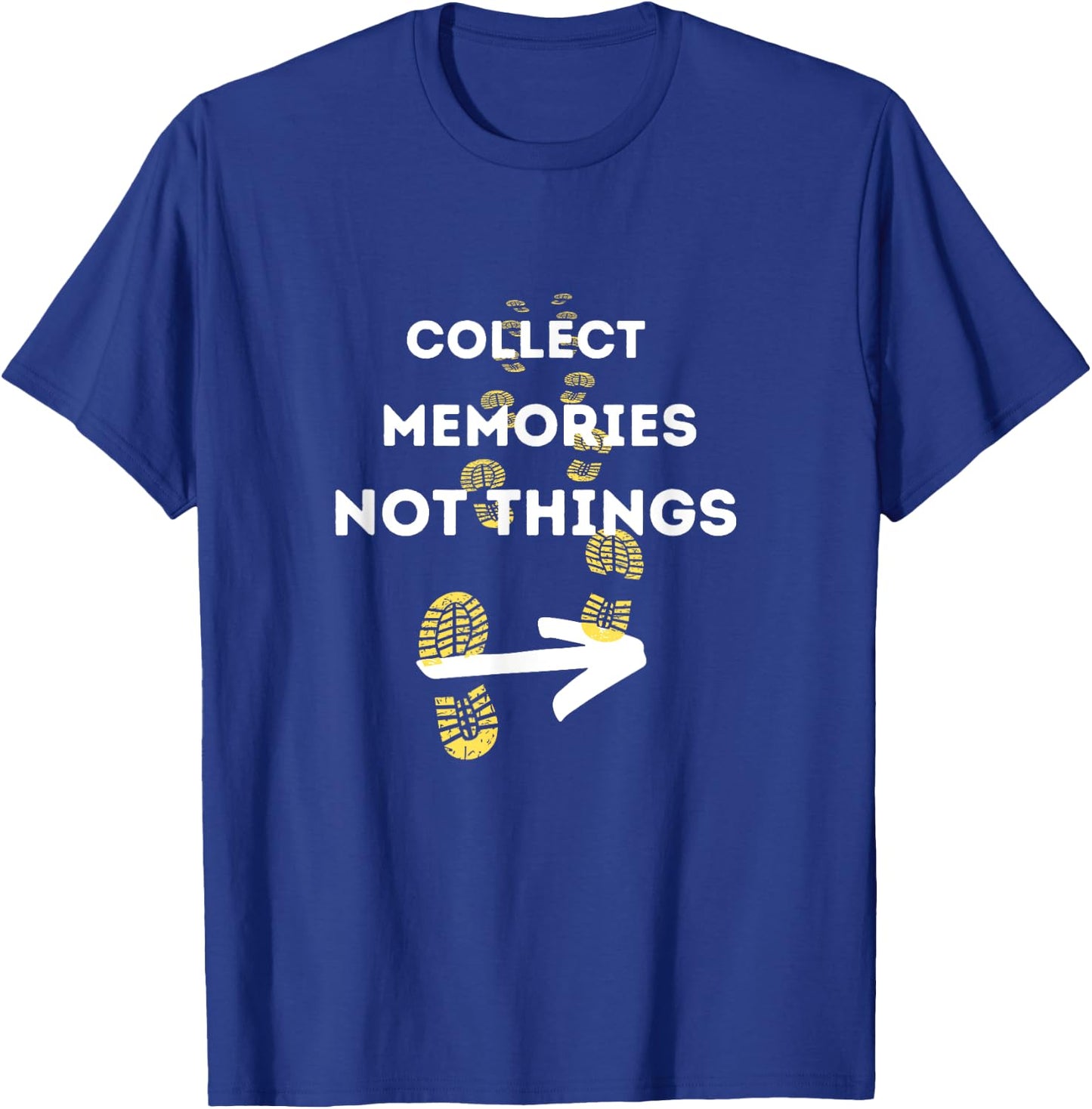 Collect Memories Not Things Camino de Santiago T-Shirt - T-Shirt | Royal
