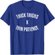 Thick Thighs X Thin Patience Funny Sarcastic Fitness Workout T-Shirt - T-Shirt | Royal