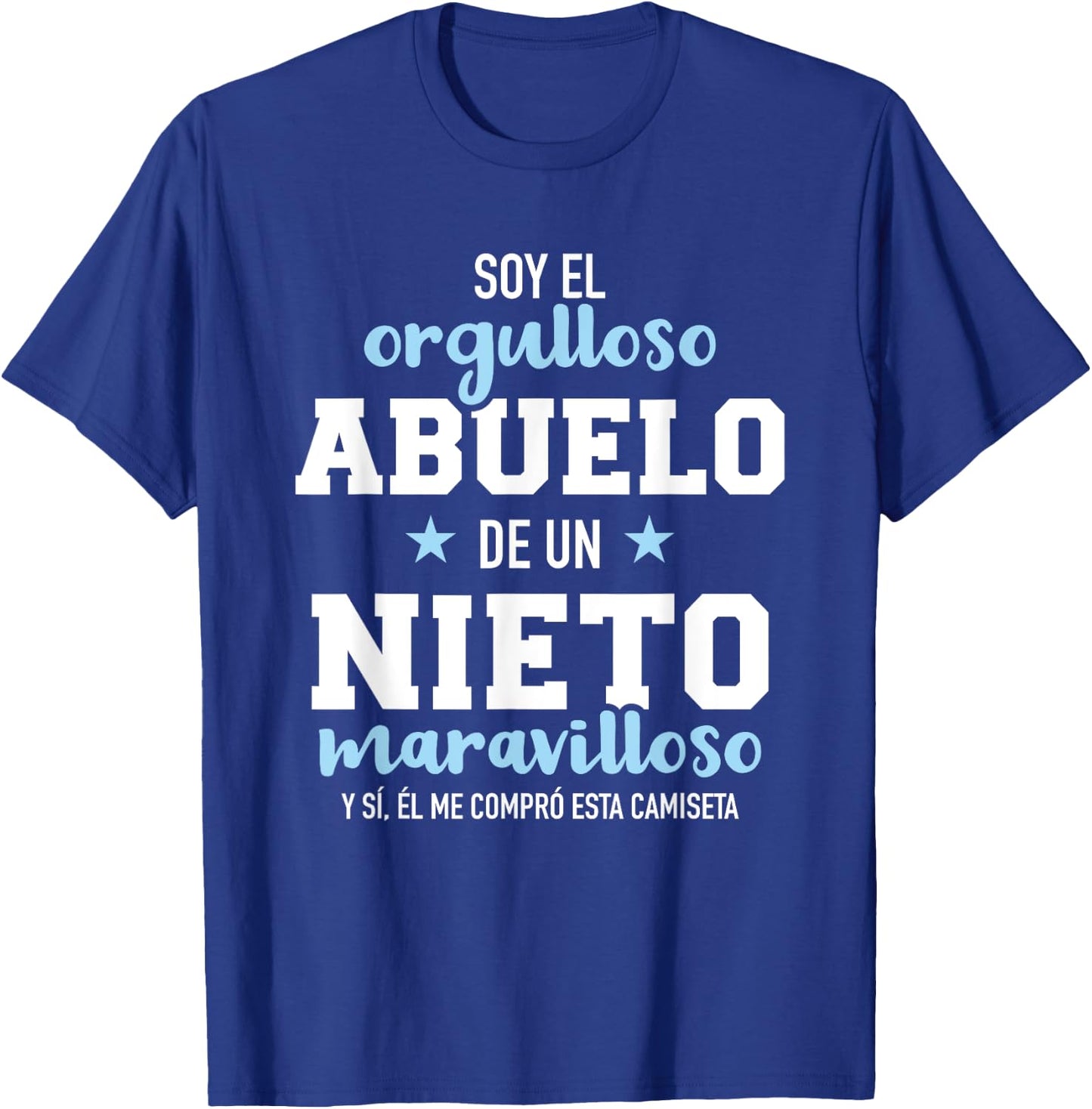 Orgulloso abuelo de un nieto maravilloso T-Shirt - T-Shirt | Royal
