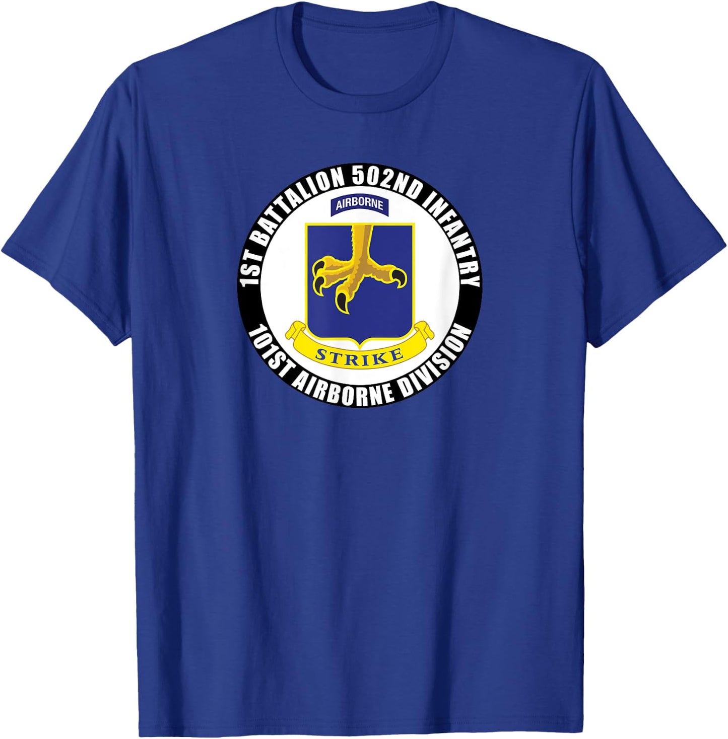 1st Battalion 502nd Infantry 101st Airborne Division Veteran T-Shirt - T-Shirt | Royal
