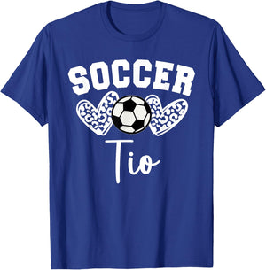 Soccer Tio Matching Family Soccer T-Shirt - T-Shirt | Royal
