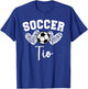 Soccer Tio Matching Family Soccer T-Shirt - T-Shirt | Royal