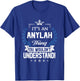 Anylah Name - Anylah Thing Name You Wouldn't Understand T-Shirt - T-Shirt | Royal