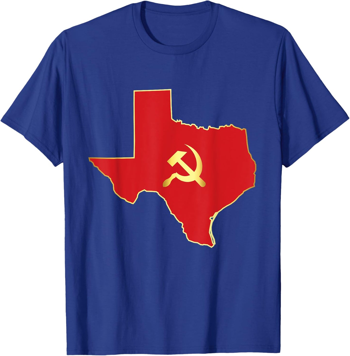 Texas Socialist And Communist T-Shirt - T-Shirt | Royal