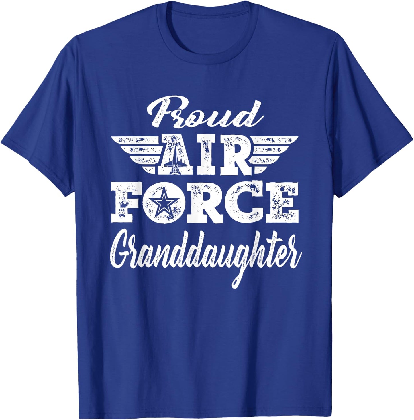 Proud Air Force Granddaughter - Pride Military Family Gifts T-Shirt - T-Shirt | Royal