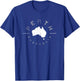 Perth Australia Retro Vintage Graphic T-Shirt - T-Shirt | Royal