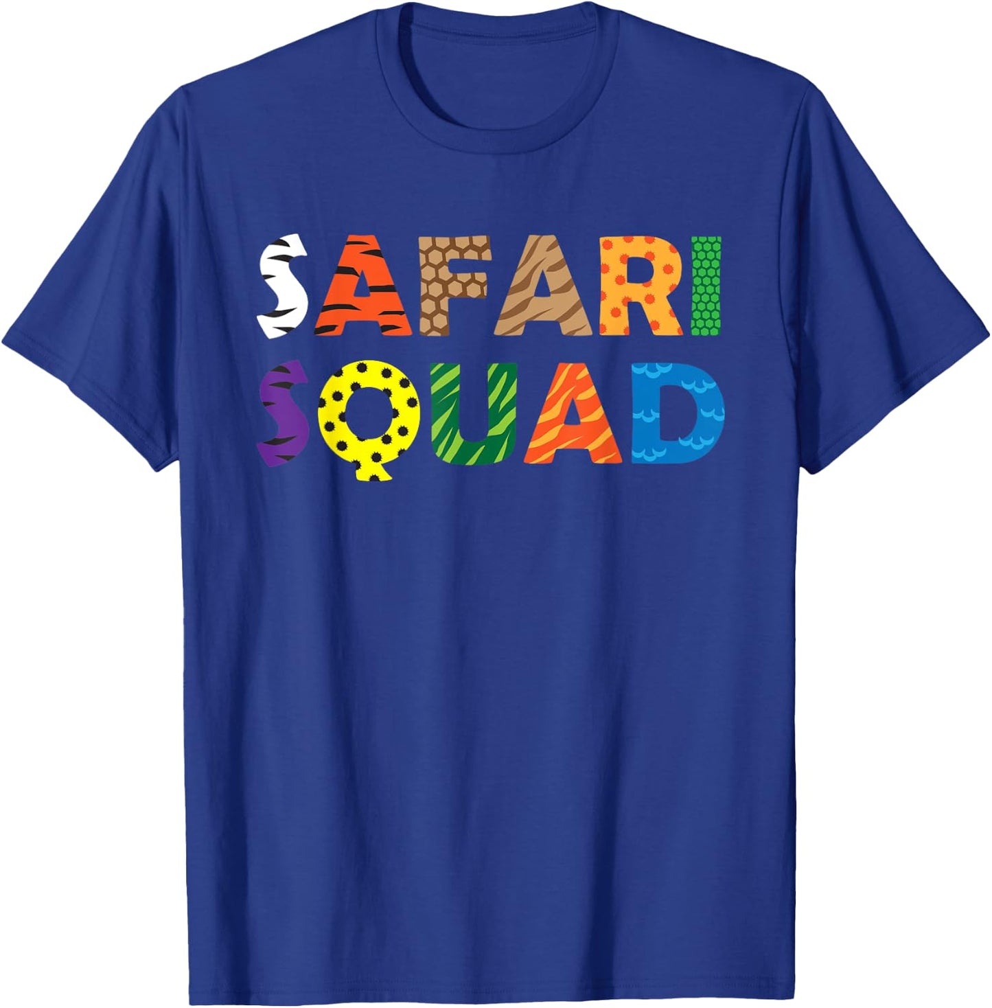 Safari Squad African Summer Vacation Vacay Trip Animal Lover T-Shirt - T-Shirt | Royal