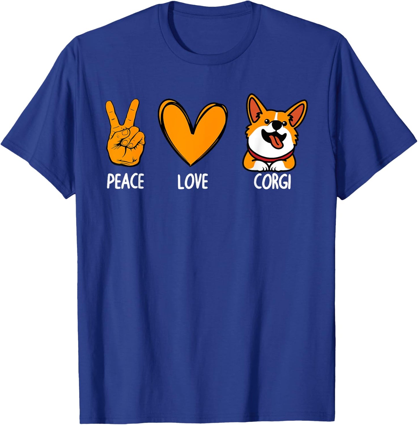 Funny Corgi Design Women Kids Puppy Corgi Dog Lover T-Shirt - T-Shirt | Royal