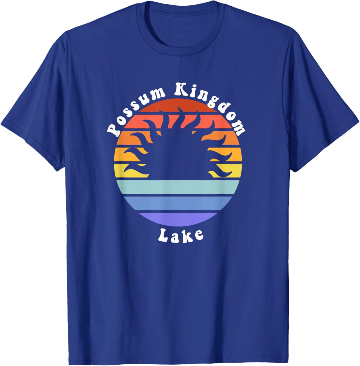 Possum Kingdom Lake Texas TX Sunrise Souvenir Vacation T-Shirt - T-Shirt | Royal