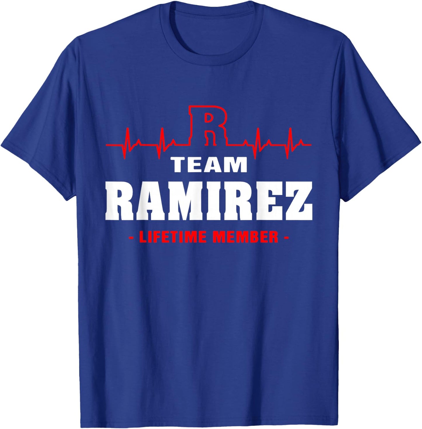 Ramirez Surname name Family team Ramirez lifetime member T-Shirt - T-Shirt | Royal
