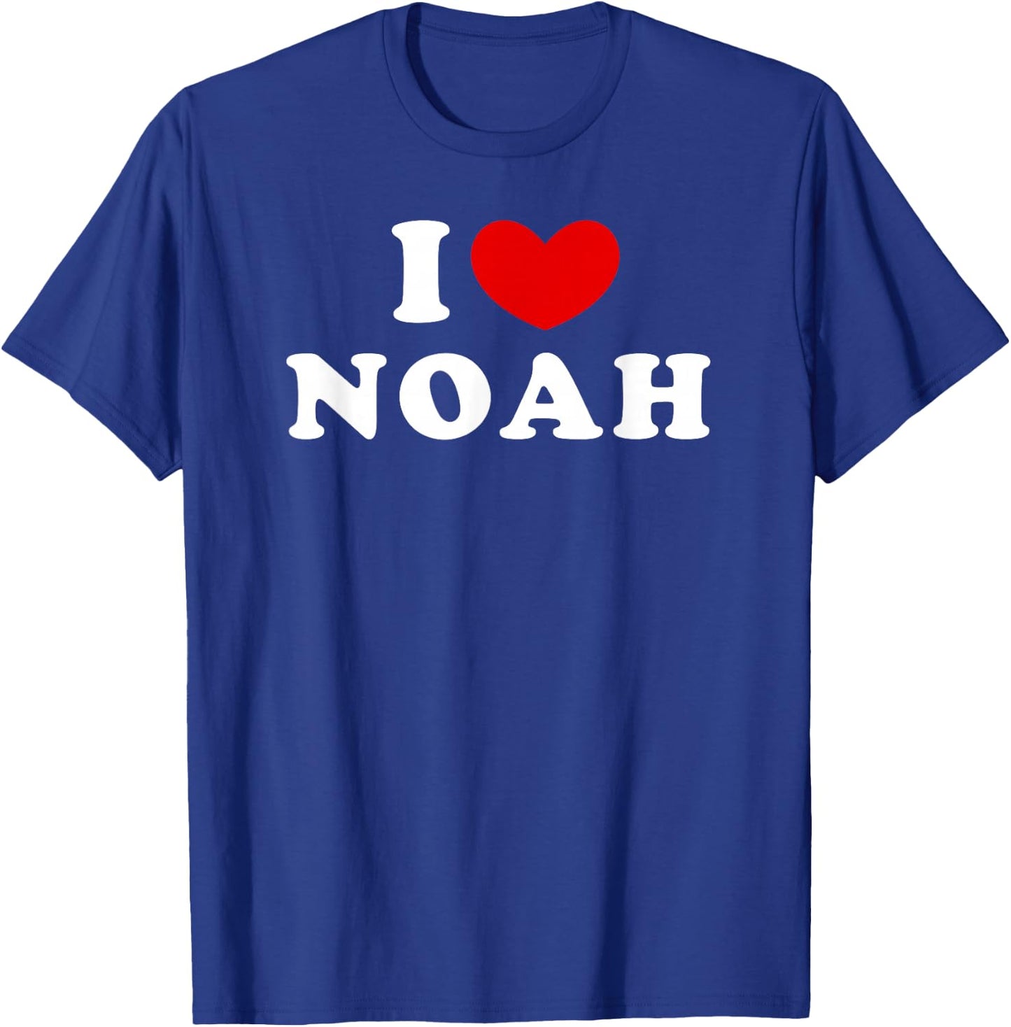 I Love Noah, I Love Noah T-Shirt - T-Shirt | Royal