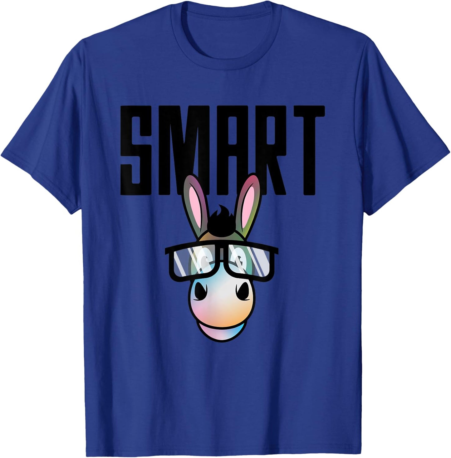 Funny Smart Donkey Horseback Riding Lover Gift Women T-Shirt - T-Shirt | Royal