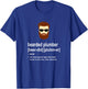 Funny Brown Beard Plumber Gift Son of a Plumber T-Shirt - T-Shirt | Royal