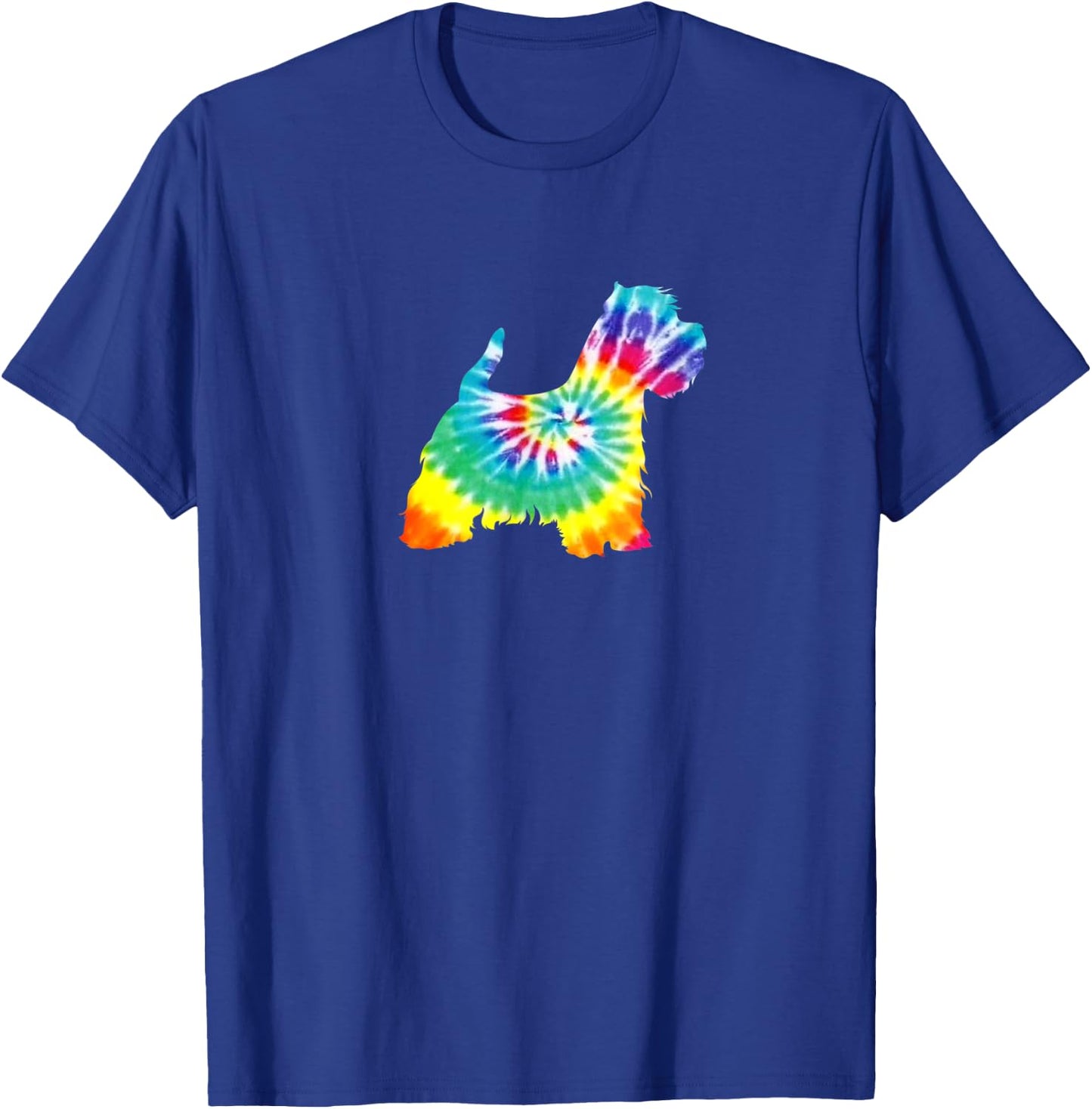 West Highland Terrier Dog Tie Dye Gift Mothers T-Shirt - T-Shirt | Royal