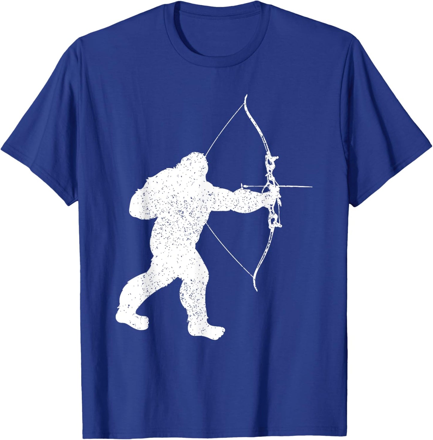 Archery Bowman Archer Bowhunter Arrow Bow Bigfoot Legend T-Shirt - T-Shirt | Royal