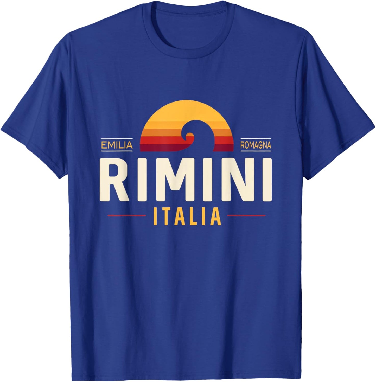 Rimini Italy | Rimini Emilia-Romagna Italia Retro Wave T-Shirt - T-Shirt | Royal