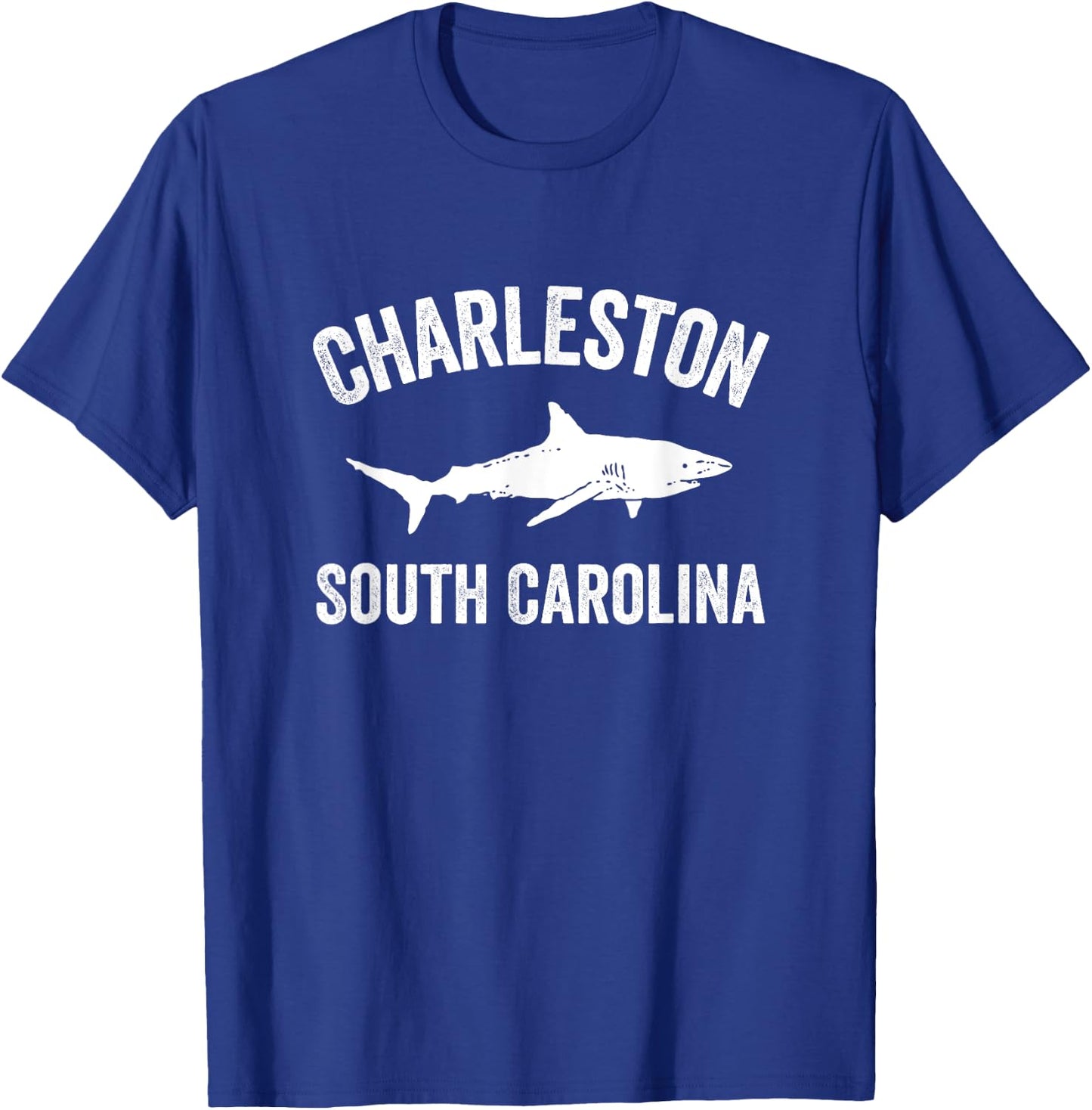 Charleston Shark Shirt | Charleston South Carolina Gift T-Shirt - T-Shirt | Royal