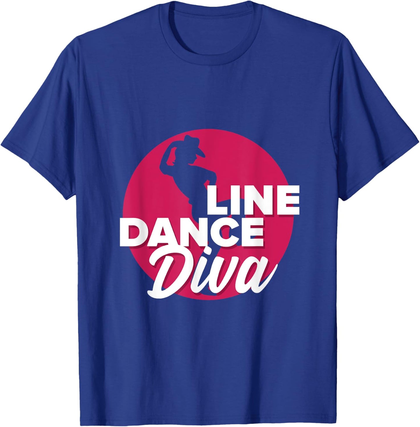 Cute Line Dance Diva Gift Line Dancers gift T-Shirt - T-Shirt | Royal