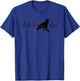 Red Tail Hawk Heartbeat Funny Birdwatcher Birding Buteo Gift T-Shirt - T-Shirt | Royal