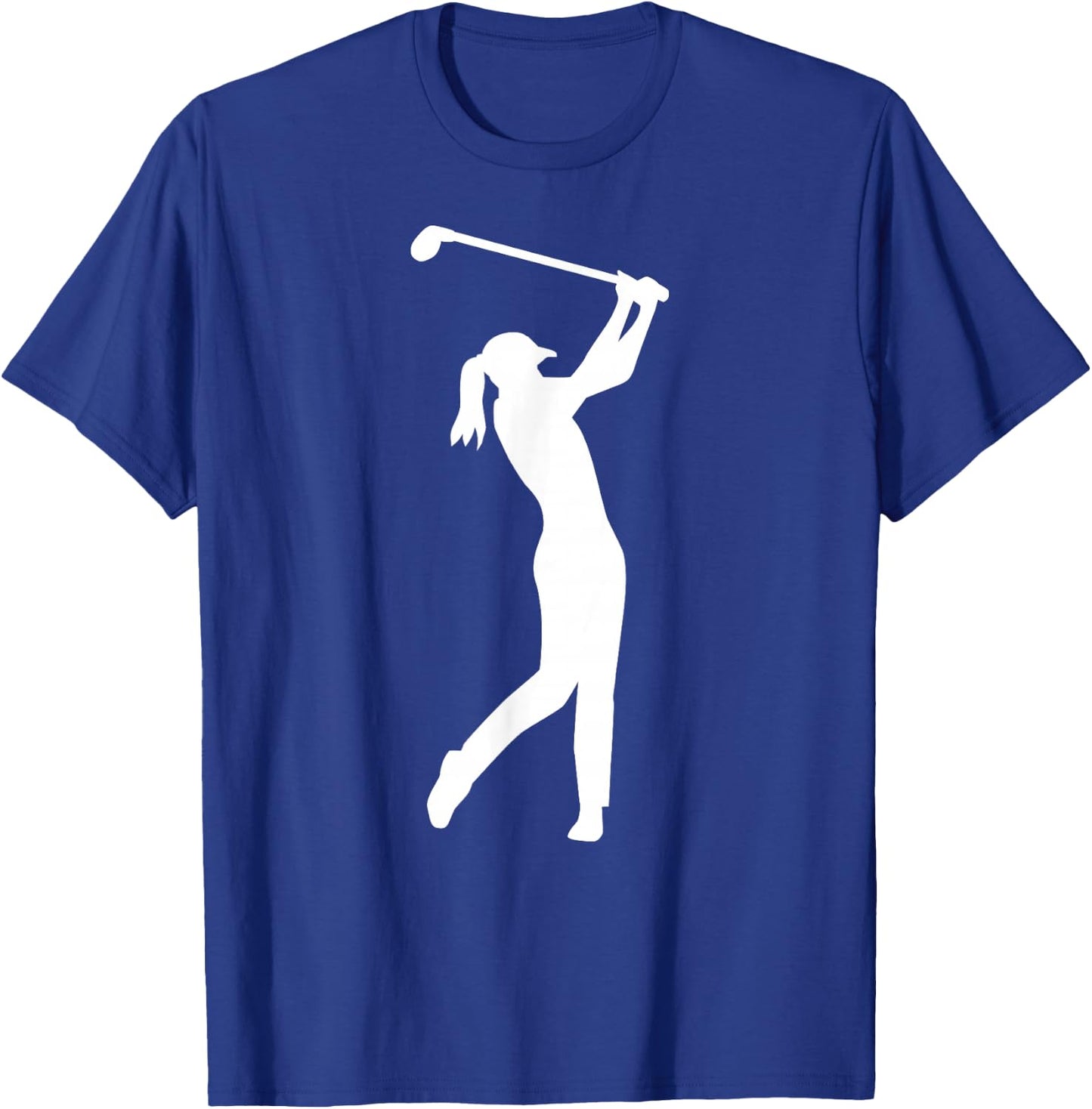 Golf woman girl T-Shirt - T-Shirt | Royal