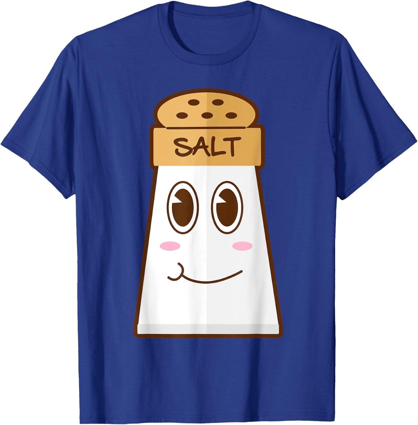 Funny SALT And Pepper Duo Valentines Halloween Easy Costume T-Shirt - T-Shirt | Royal
