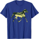 Military Horse Camo Men Print US Hare Mare Pony Veteran Gift T-Shirt - T-Shirt | Royal