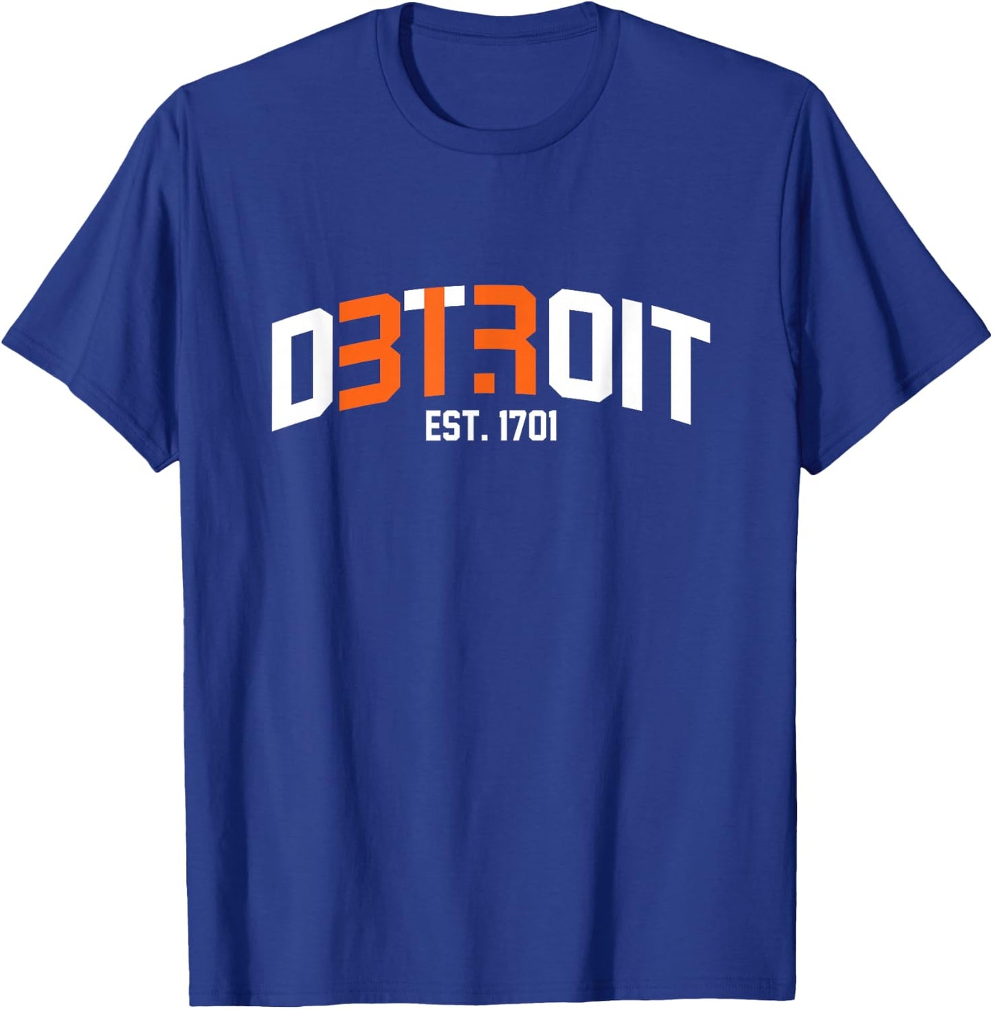 Detroit 313 Unique Design T-Shirt - T-Shirt | Royal