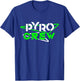 Pyrotechnics Pyromanic Rocket Blast Fireworks Pyro T-Shirt - T-Shirt | Royal