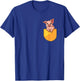 Pink Pig in Your Pocket Adorable Sassy Cute Piggy Design T-Shirt - T-Shirt | Royal