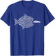 Street Trek Bicycle Fish Eats Car Climate Cycling Jersey T-Shirt - T-Shirt | Royal