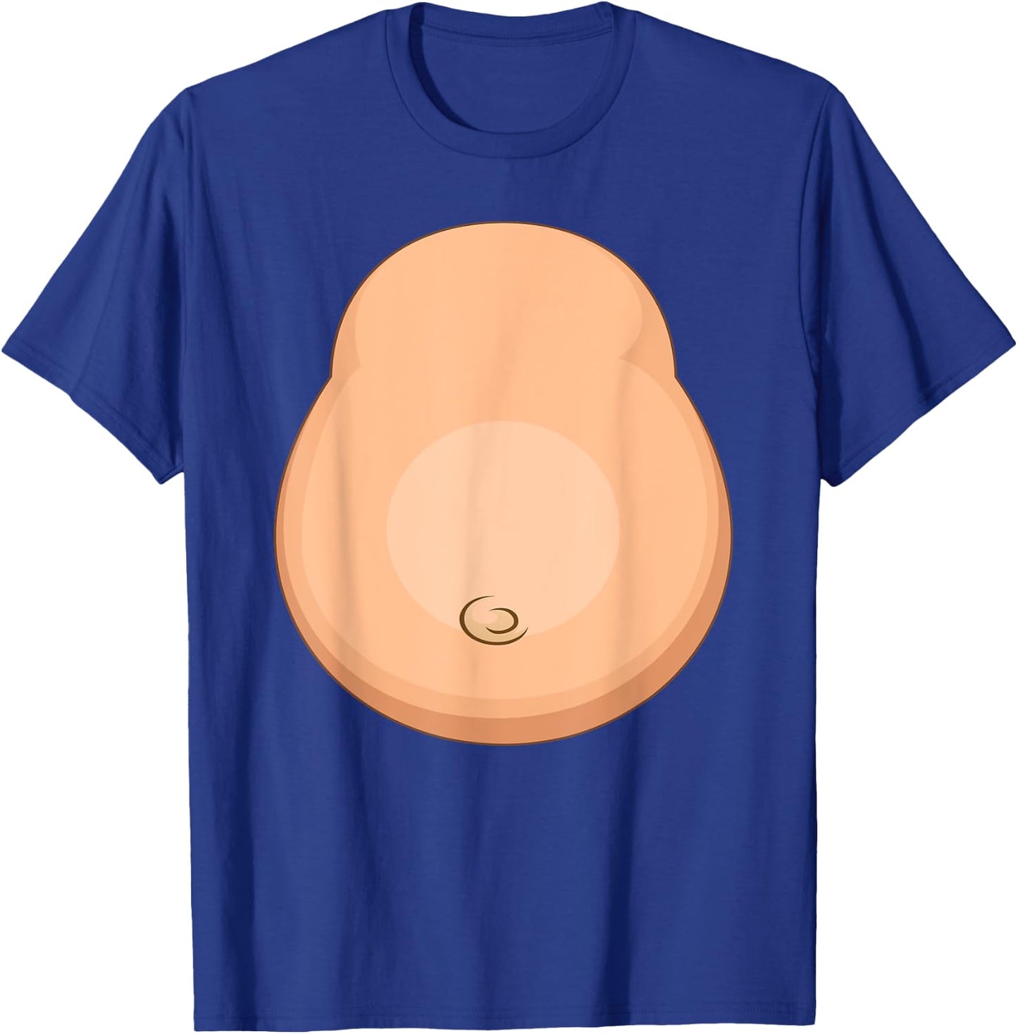 Funny Monkey Belly Costume Boys Men Halloween T-Shirt - T-Shirt | Royal