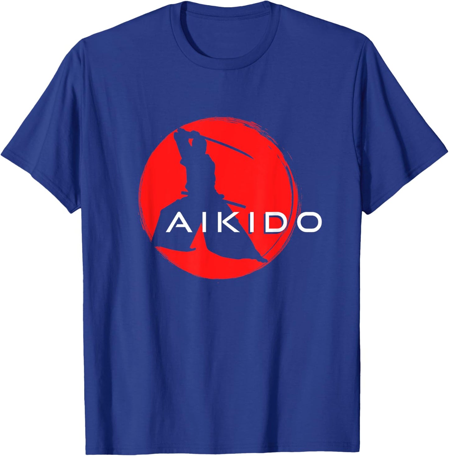 Japanese Aikido Samurai Martial Arts T-Shirt - T-Shirt | Royal