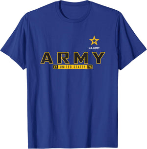 Military Army United States Oath Officially Licensed T-Shirt - T-Shirt | Royal