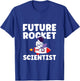 Kids Boys Rocket Ship Astronaut Future Rocket Scientist T-Shirt - T-Shirt | Royal
