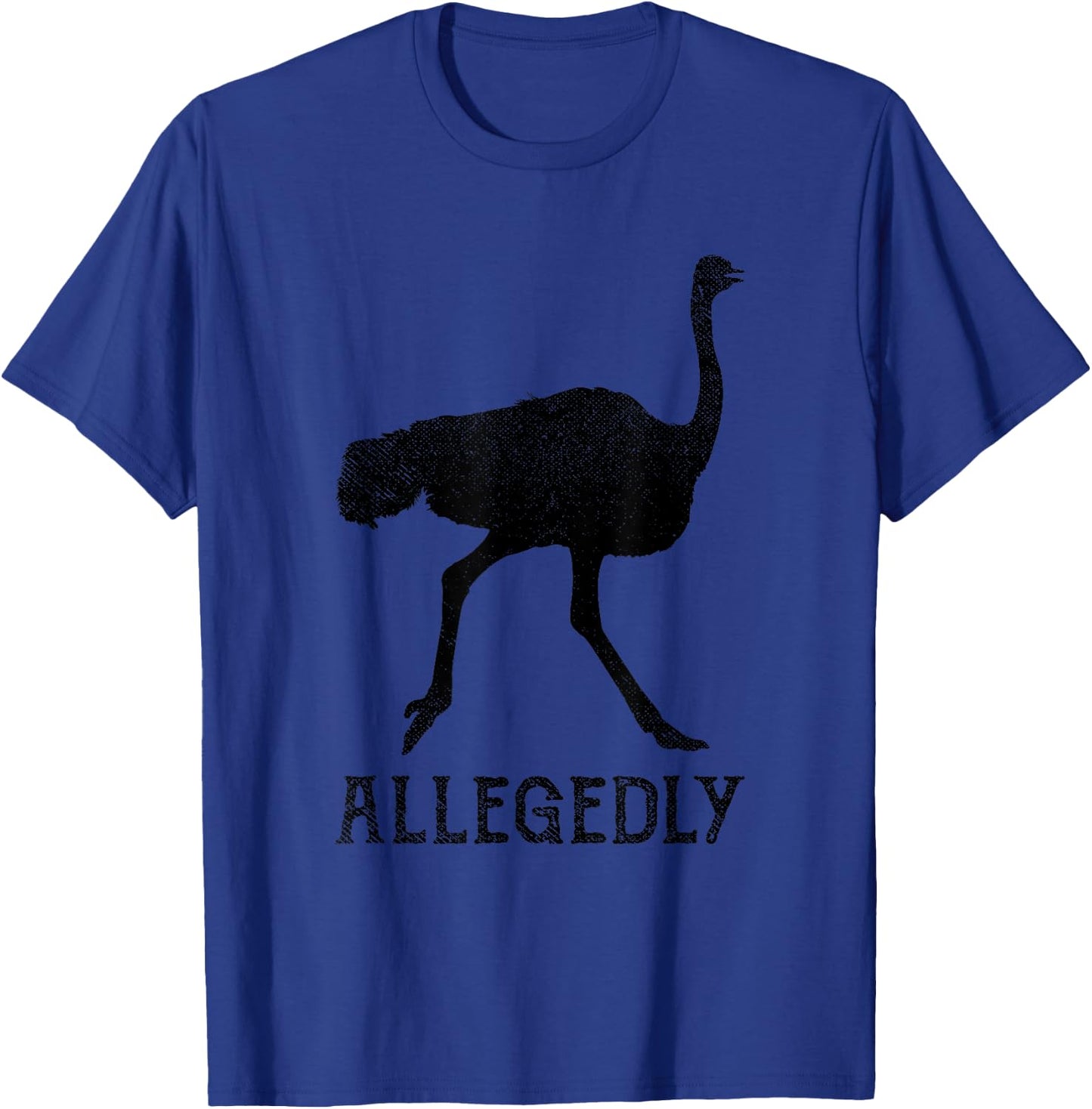 Vintage Allegedly Ostrich T-Shirt - T-Shirt | Royal