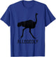 Vintage Allegedly Ostrich T-Shirt - T-Shirt | Royal